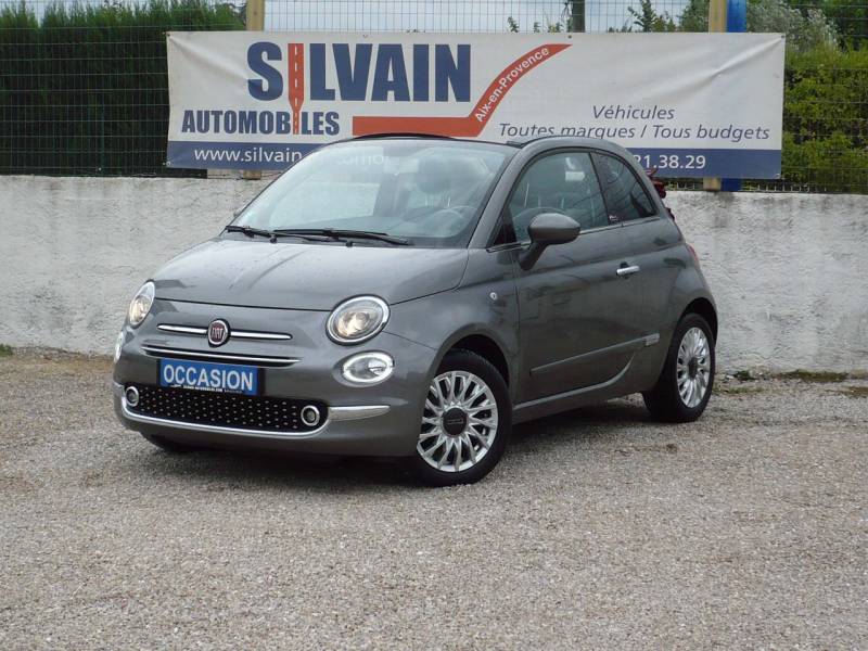 fiat 500 boite auto cabriolet essence occasion pas chere a vendre a aix en provence 