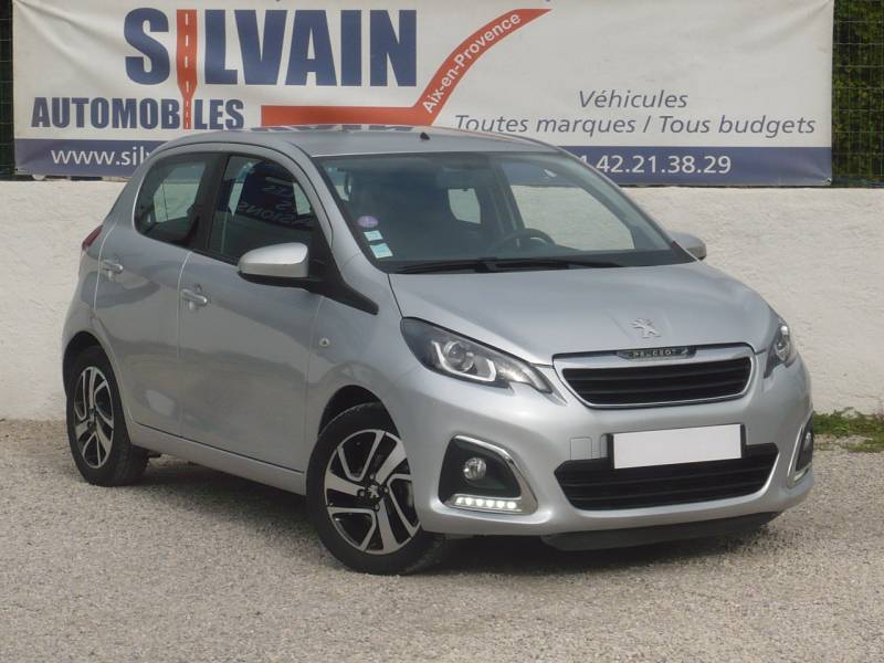 PEUGEOT 108 ESSENCE 82 CV  ALLURE FAIBLE KMS OCCASION A VENDRE A MARSEILLE