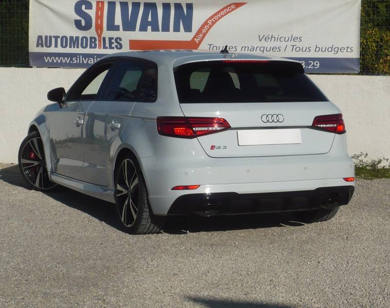 AUDI RS3 400 CV OCCASION RECENTE FAIBLE KMS A VENDRE A EGUILLES
