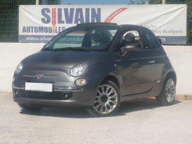 FIAT 500 CABRIOLET 1.2L LOUNGE OCCASION PAS CHERE A VENDRE A MARSEILLE