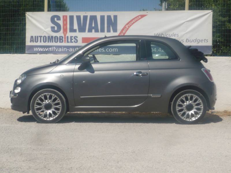 FIAT 500 CABRIOLET 1.2L LOUNGE OCCASION PAS CHERE A VENDRE A EGUILLES